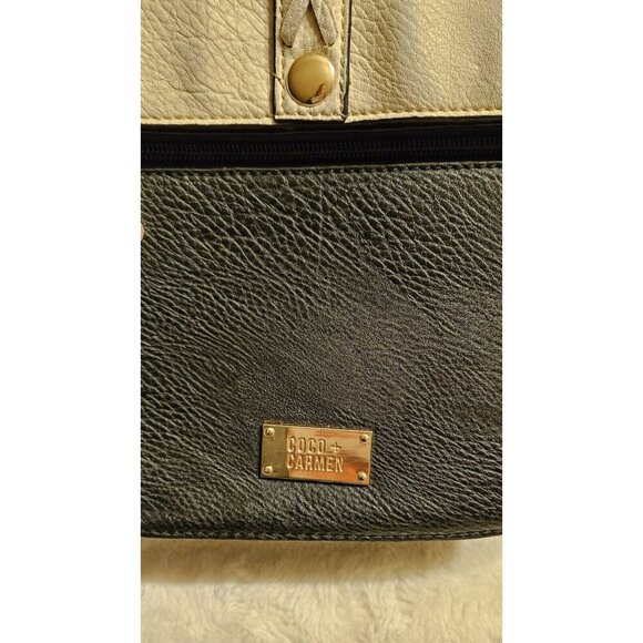 Coco + Carmen Pebbled Leather Convertible Crossbody Bag Tassel &Braided Detail - Picture 7 of 16